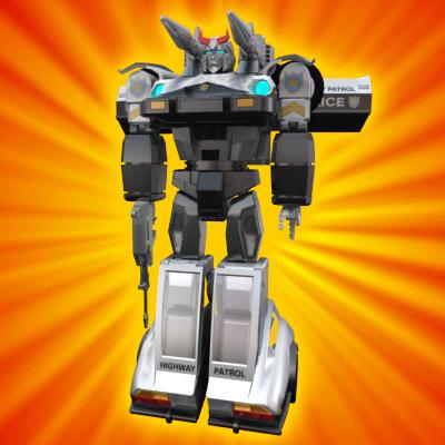 3D Model of Transforming Robot Toy - 3D Render 1